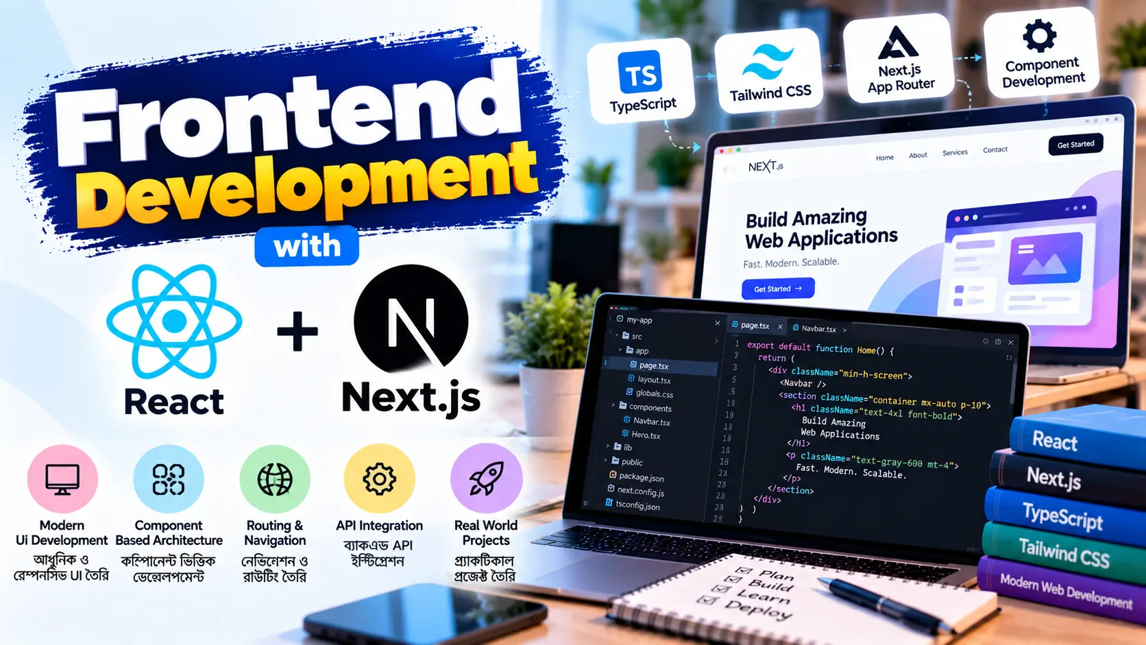 Frontend Development with React & Next.js